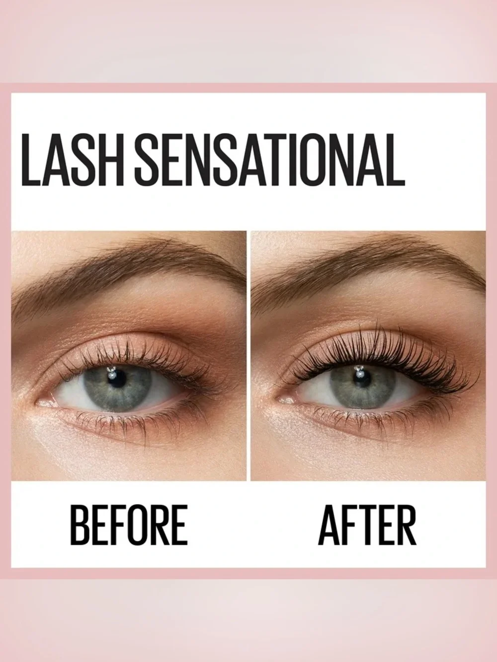 MAYBELLINE Lash Sensational Mascara - 255 Brownish Black, NEW